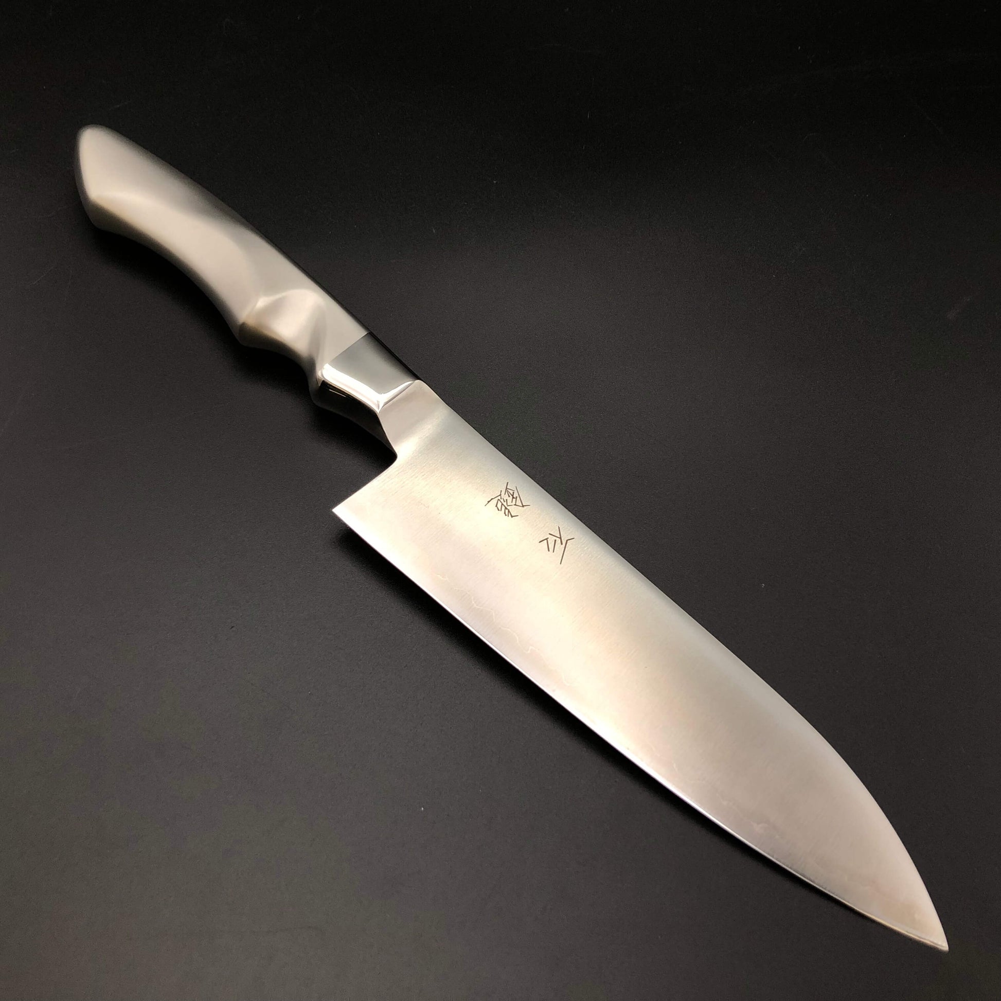 Santoku 180㎜ Carbon Steel Full metal MeiSyou Japanese Knives
